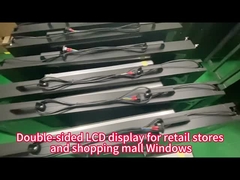 Display a doppio lato rivolto verso la finestra