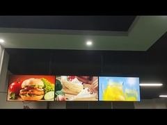 700nits FHD Indoor Digital Menu Board per la pubblicità del fast food