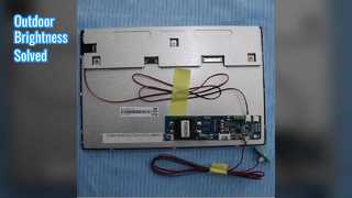 Pannello LCD esterno ad alta luminosità da 10,1 pollici