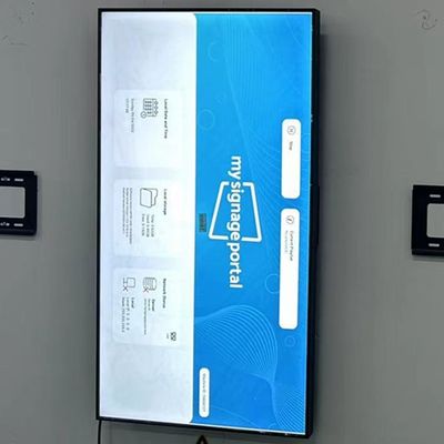 Digital fissata al muro a 75 pollici che annuncia la visualizzazione 3500nit 3840x2160
