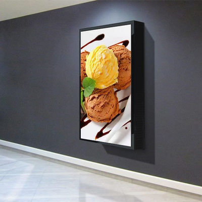 Finestra LCD del supporto della parete dell'esposizione della finestra luminosa alta a 43 pollici che affronta esposizione commerciale