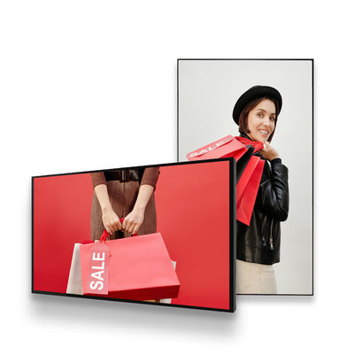 Commerciale schermo LCD pubblicitario lettore 55 pollici wall mount media player segnaletica digitale