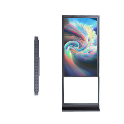 49 pollici pubblicità interna segnaletica video digitale pavimento stand LCD display chiosco