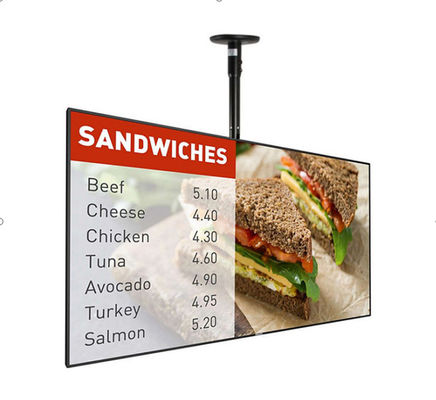 Fengshi 32 pollici 700nit FHD Ultra Narrow Indoor Digital Menu Boards Per Ristoranti