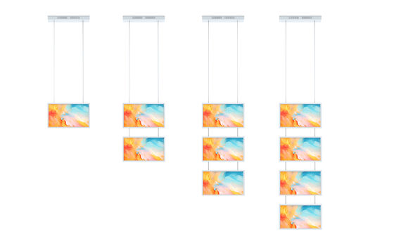 Display LCD da finestra FHD da 27 pollici 2000nits con montaggio a sospensione